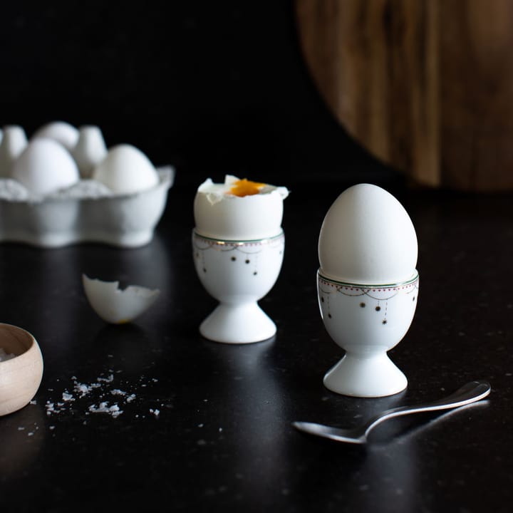 Julemorgen egg cup 2-pack, white Wik & Walsøe