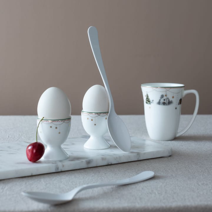 Julemorgen egg cup 2-pack, white Wik & Walsøe