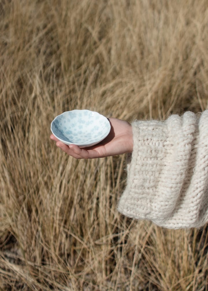 Slåpeblom bowl Ø12 cm, Blue Wik & Walsøe