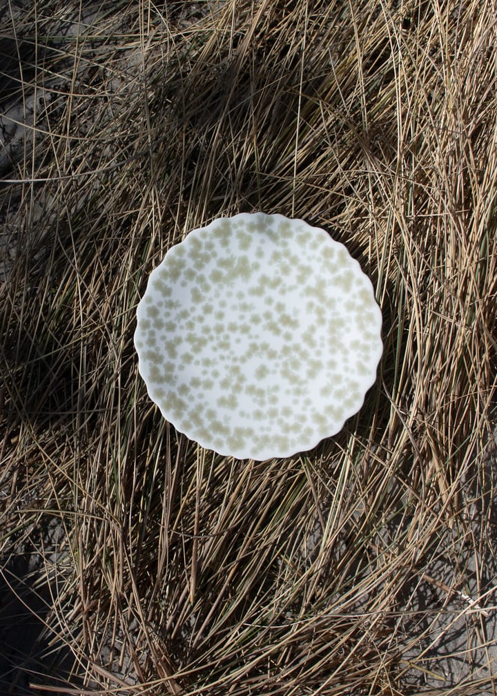 Slåpeblom plate Ø21 cm, Green Wik & Walsøe