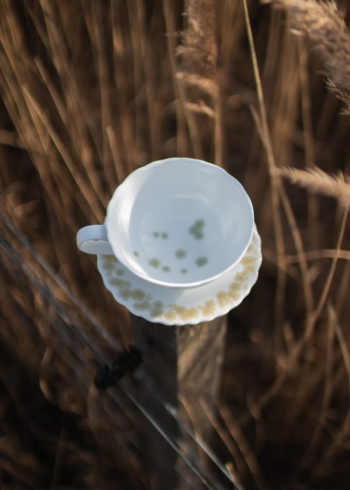 Slåpeblom teacup and saucer 30 cl, Green Wik & Walsøe