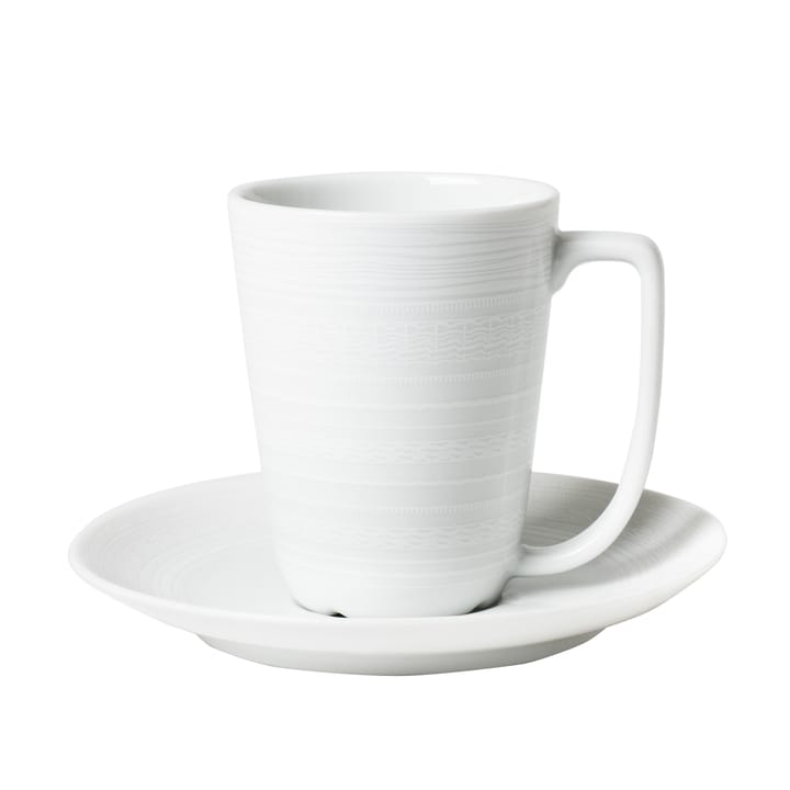 Whitewood cup and saucer, 20 cl Wik & Walsøe