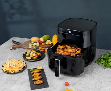 AFD-60B dual air fryer 6 L - Black - Wilfa