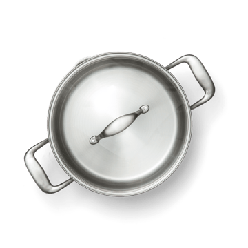 C35SS saucepan with pouring lid - 5 L - Wilfa