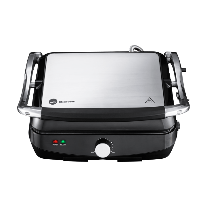 CG-2000B mini grill with adjustable thermostat - Silver - Wilfa