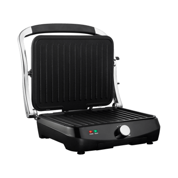 CG-2000B mini grill with adjustable thermostat - Silver - Wilfa