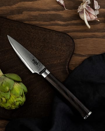 EVG9PK vegetable knife VG-10 - Silver-black - Wilfa