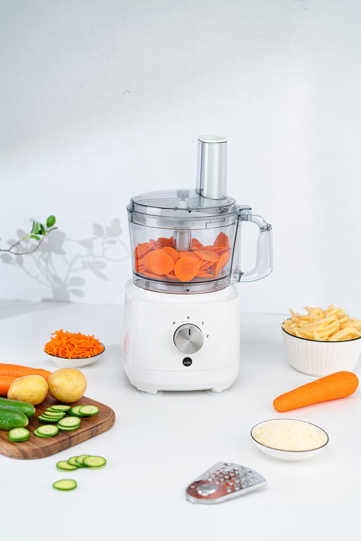 FP2-1000W easy food processor 1.2 L, White Wilfa