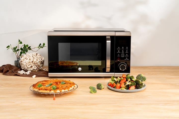 MAC-25S multioven 3-in-1 microwave oven, Black-silver Wilfa