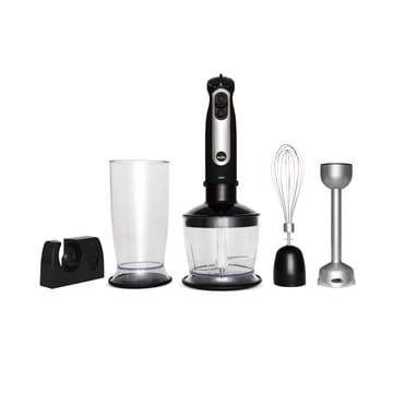 SM-1FP essential mix & chop hand blender set - Silver - Wilfa