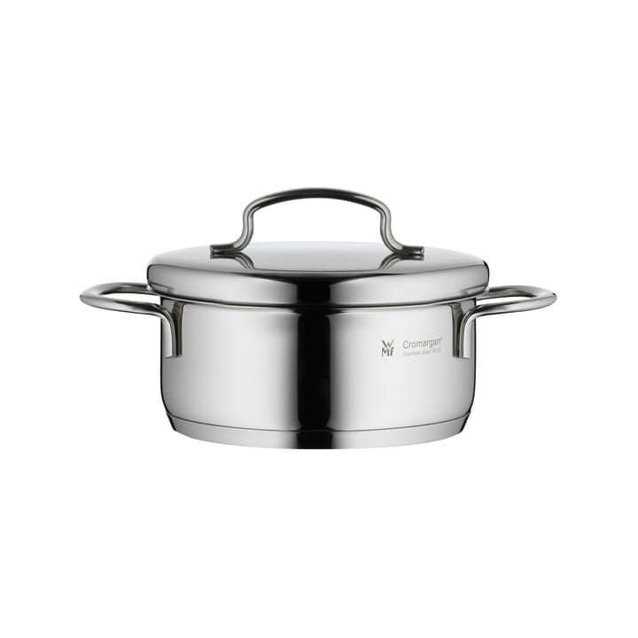 Mini low pot with lid 12 cm, Stainless steel WMF