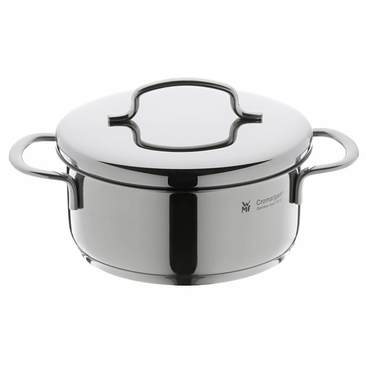 Mini low pot with lid 14 cm, Stainless steel WMF