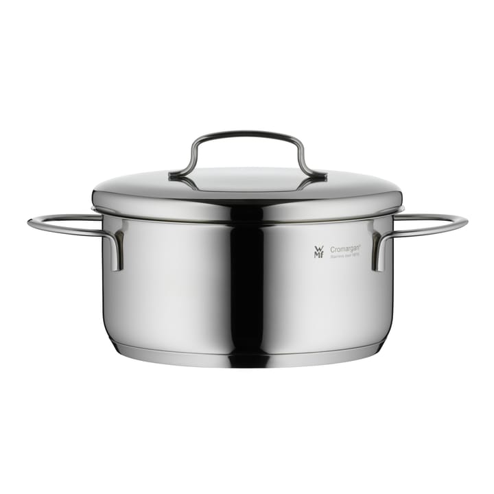 Mini low pot with lid 16 cm, Stainless steel WMF