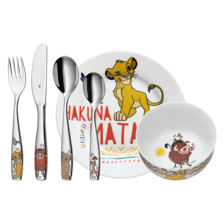 WMF children's dinnerware 6 pieces, The Lion King WMF