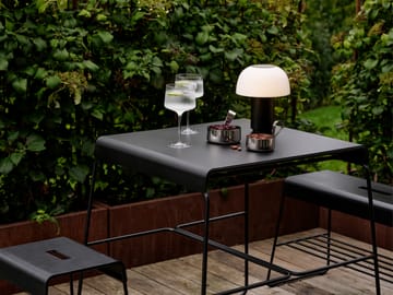 A-bench outdoor bench with shelf 45 cm - Black - Zone Denmark