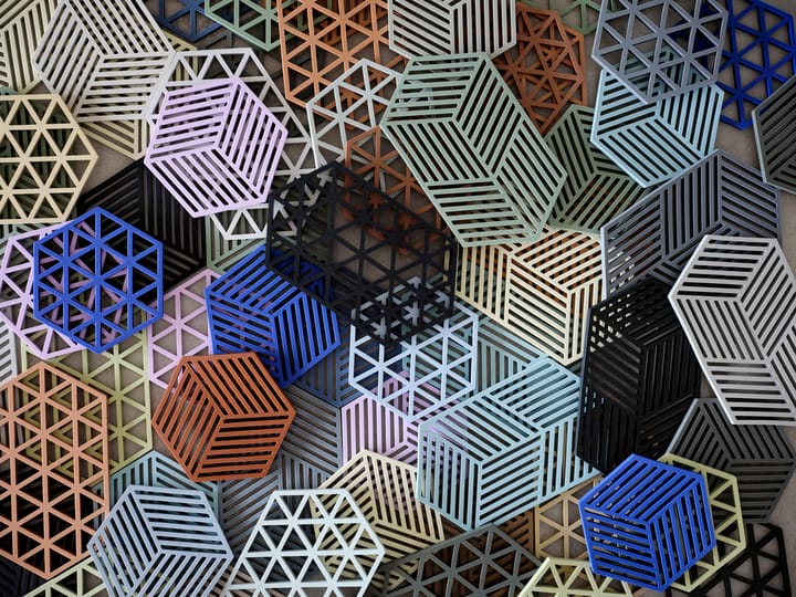 Hexagon trivet, Fog blue Zone Denmark