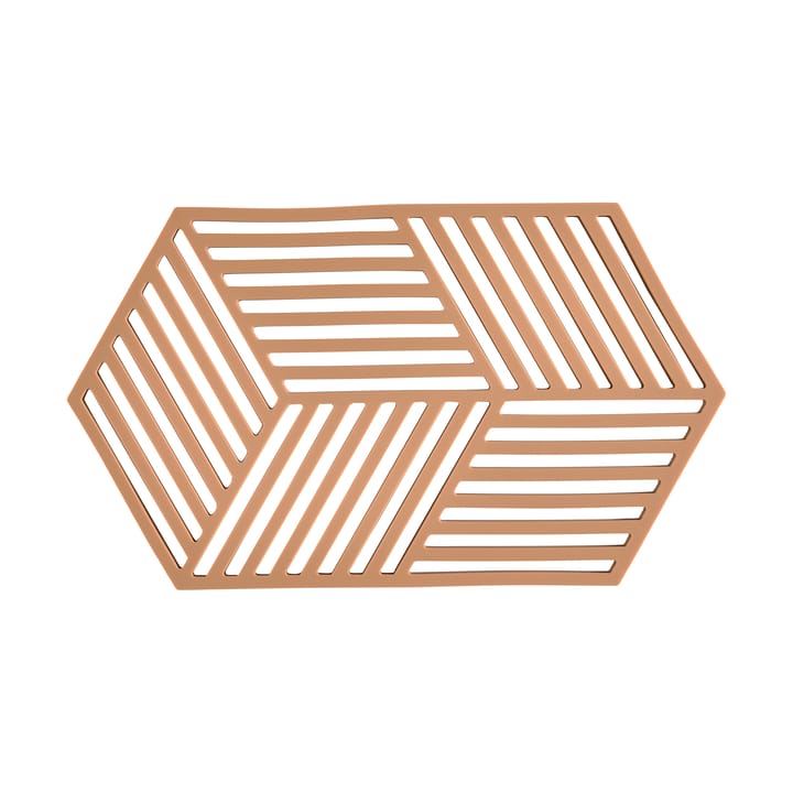 Hexagon trivet large, Light Terracotta Zone Denmark