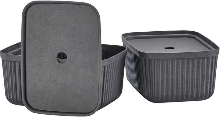 Pulp storage box 23x32 cm 2-pack, Black Zone Denmark