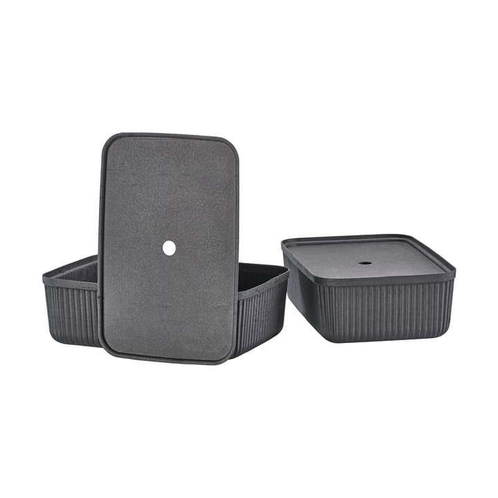 Pulp storage box 32x48 cm 2-pack, Black Zone Denmark