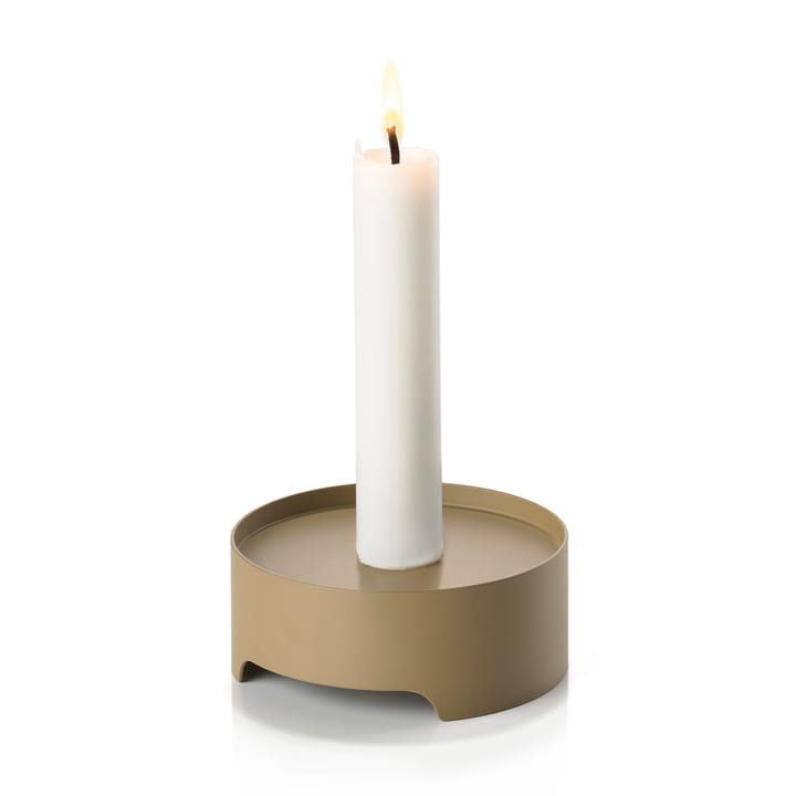 Singles candle sticks Ø9 cm, Khaki Zone Denmark