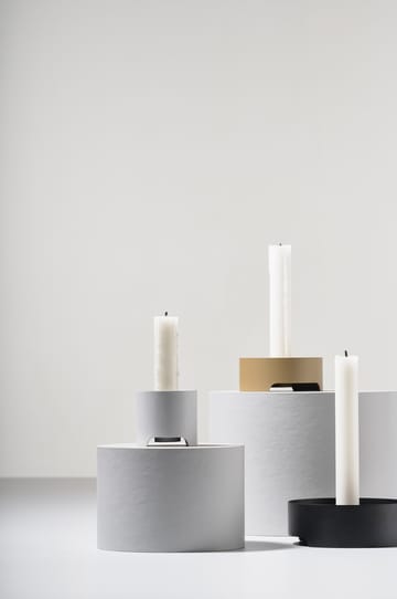 Singles candle sticks Ø9 cm - Khaki - Zone Denmark