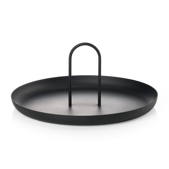 Singles tray with handle Ø30 cm, Black Zone Denmark