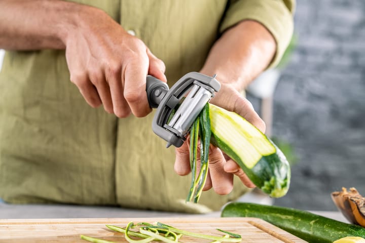 Zwilling 5-in-1 peeler in plastic, Grey Zwilling