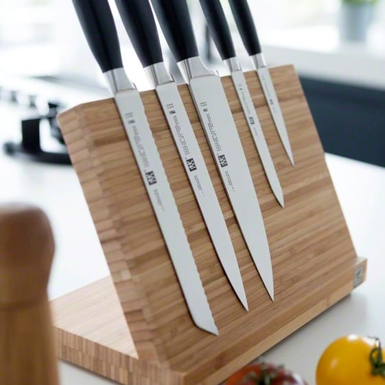 Zwilling knife block with magnet, bamboo wood Zwilling