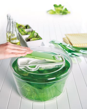 Zyliss Swift Salad Spinner 22 cm - Clear-green - Zyliss